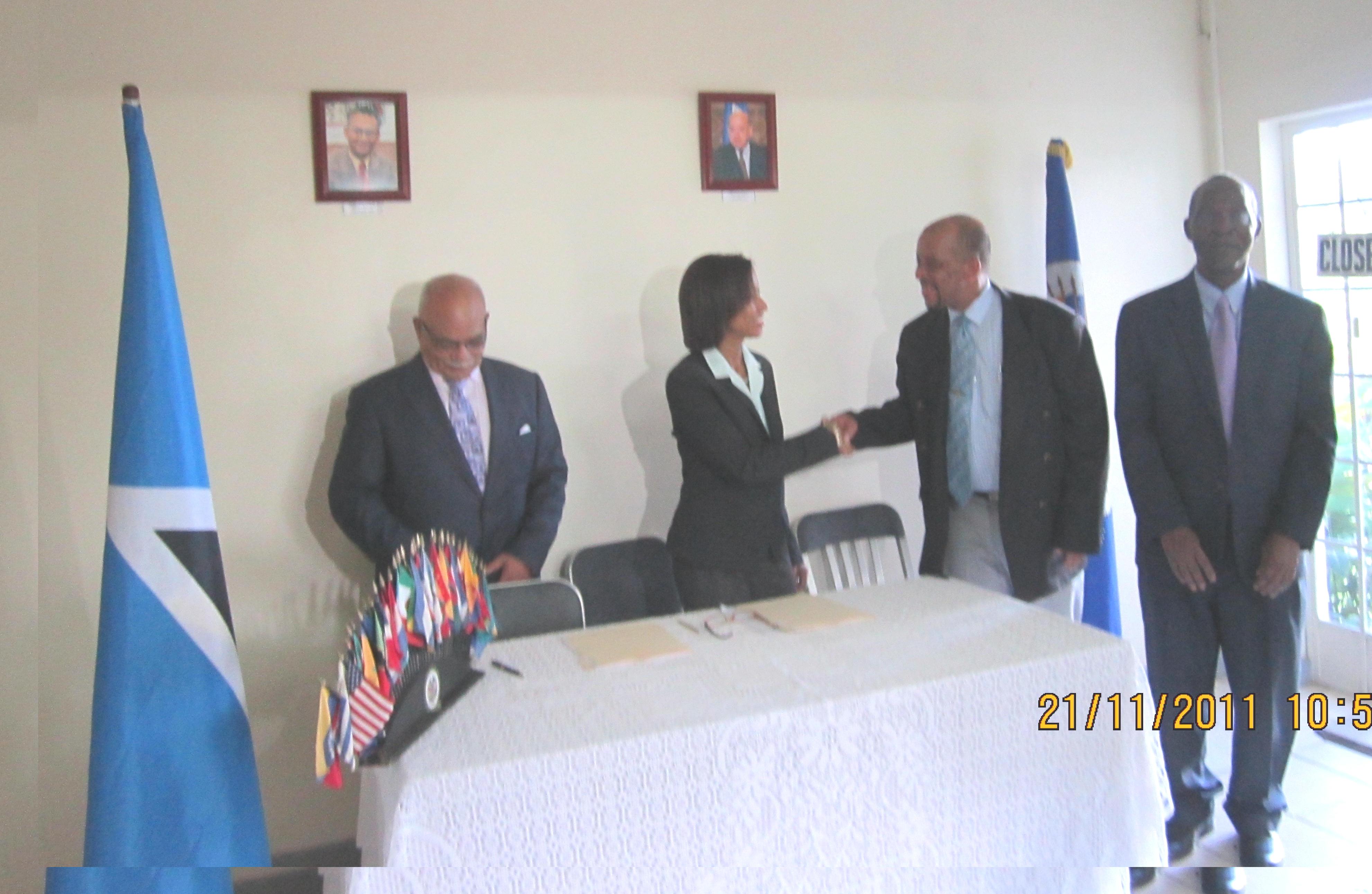 Signature of Election Observation Mission(November 21, 2011)